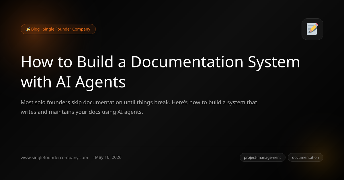 How to Build a Documentation System with AI Agents