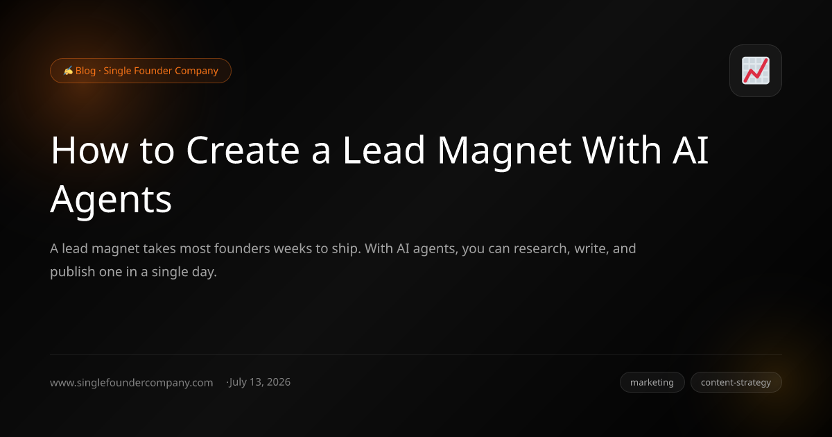 How to Create a Lead Magnet With AI Agents
