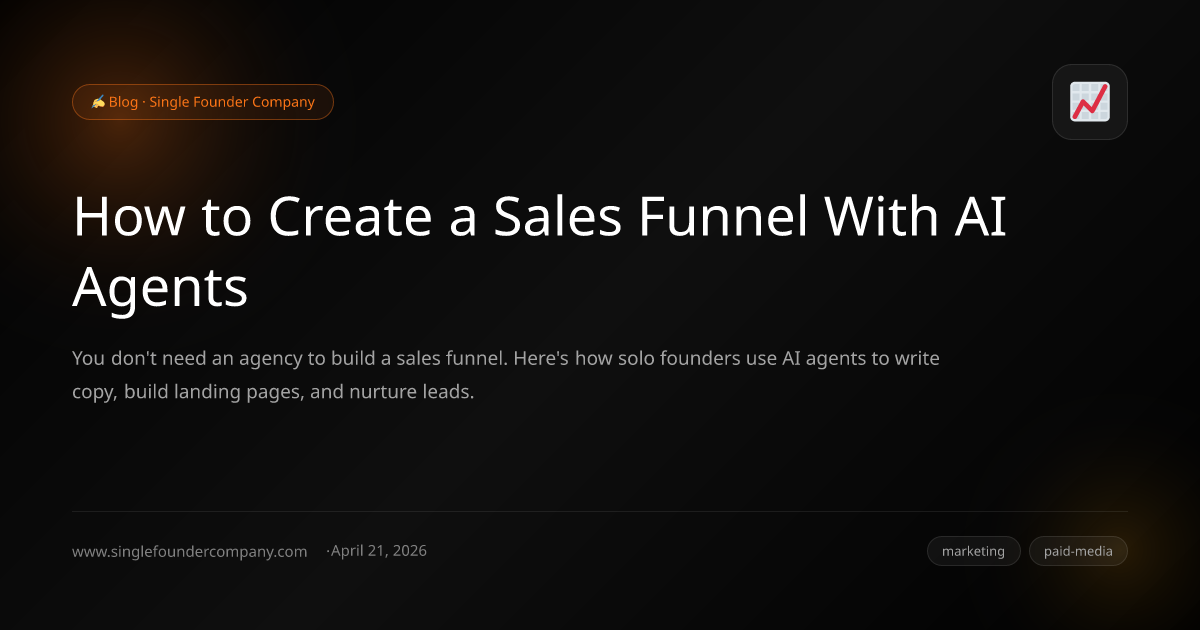 How to Create a Sales Funnel With AI Agents