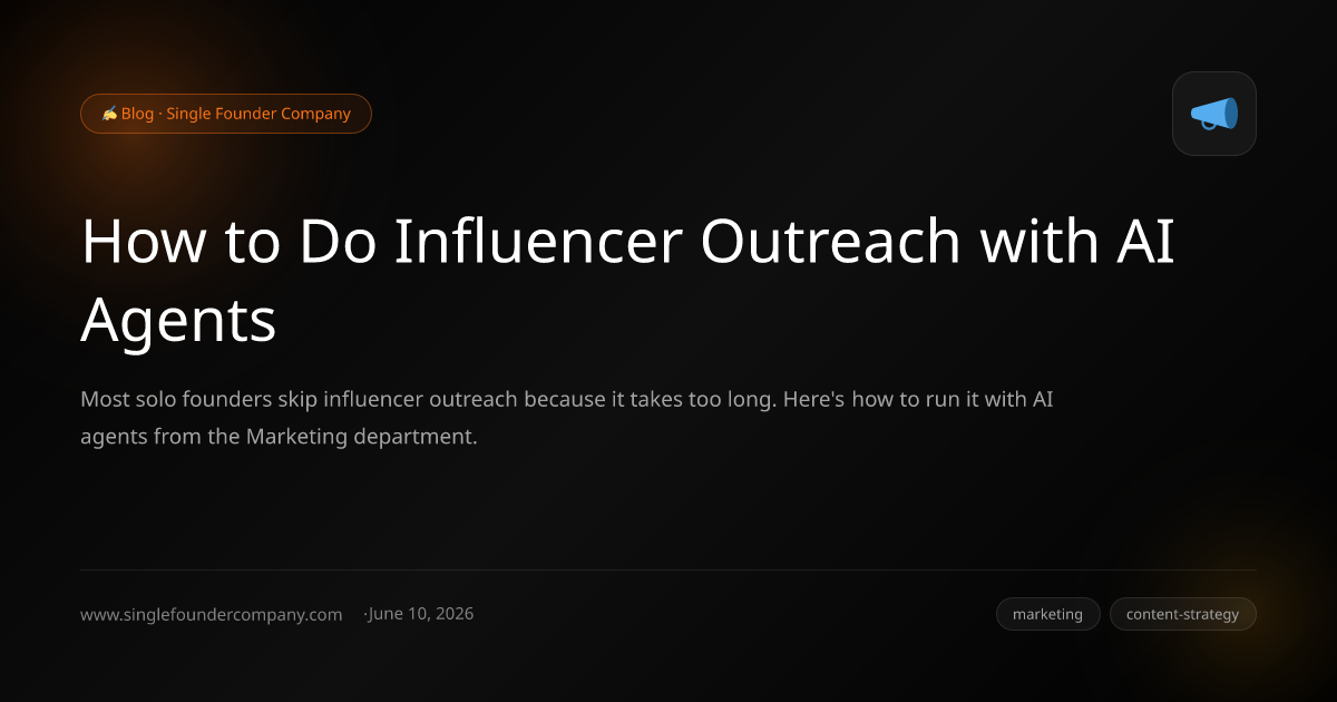 How to Do Influencer Outreach with AI Agents