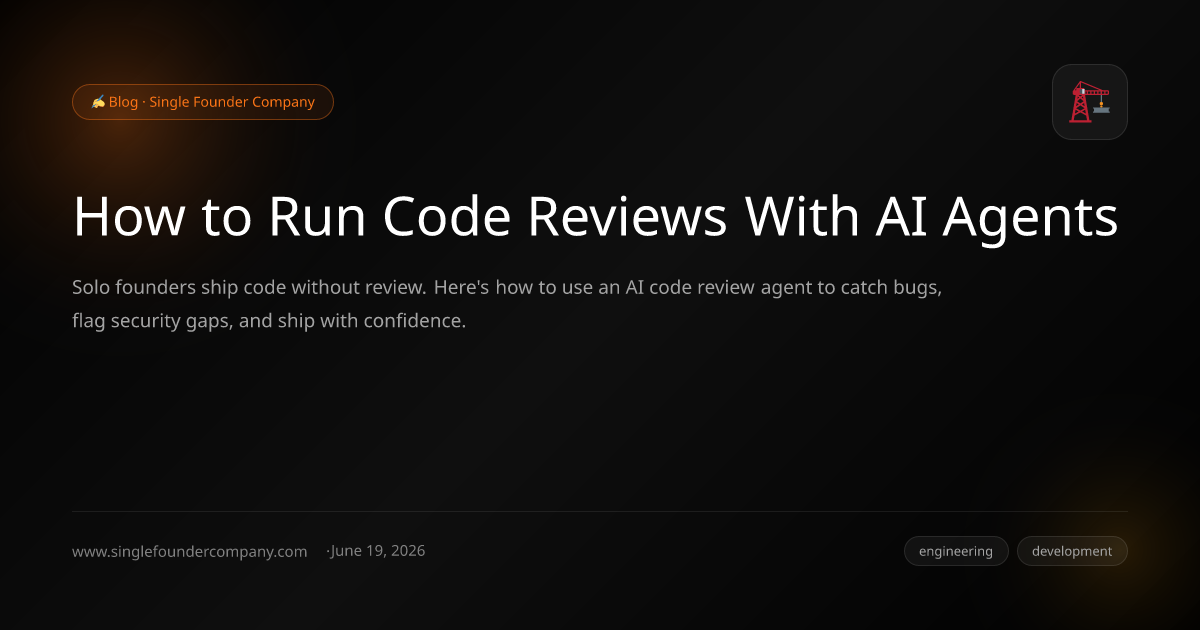 How to Run Code Reviews With AI Agents