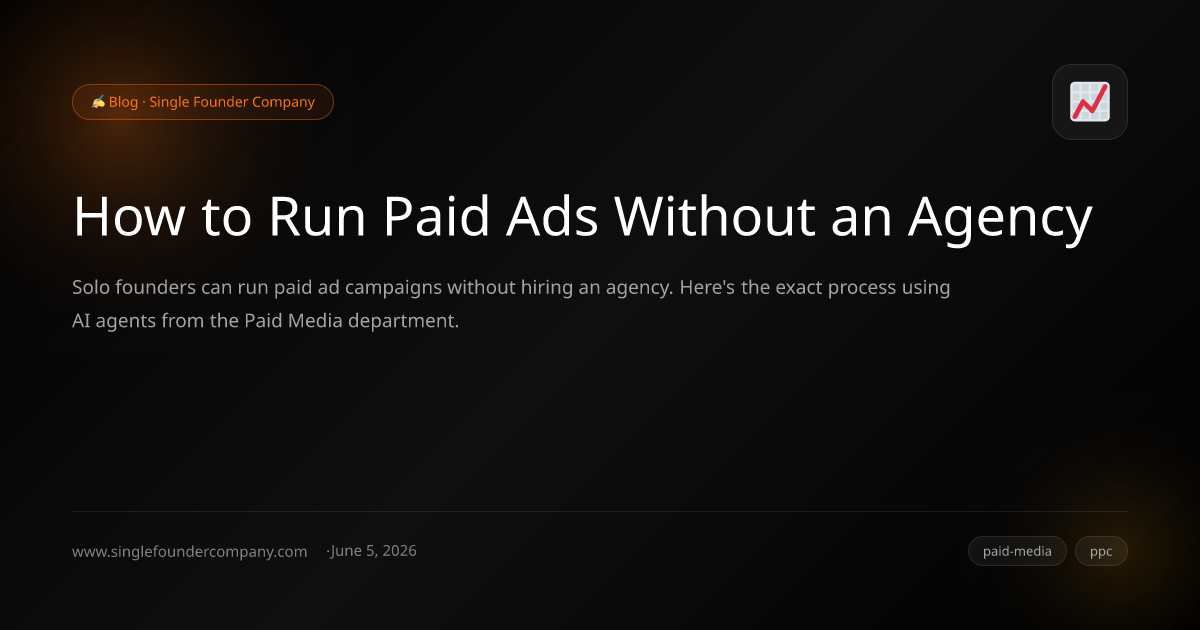 How to Run Paid Ads Without an Agency
