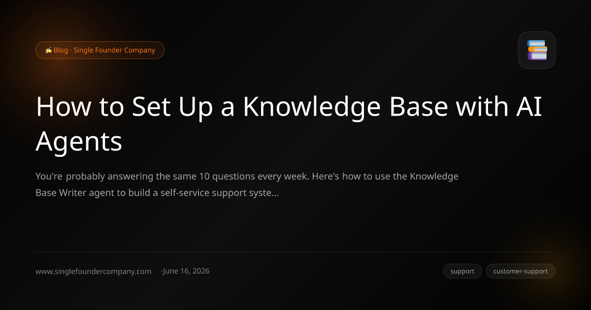 How to Set Up a Knowledge Base with AI Agents