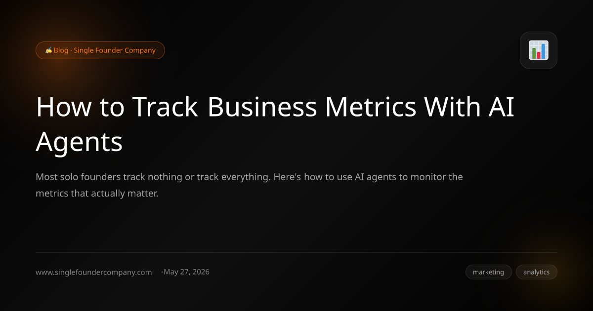 How to Track Business Metrics With AI Agents