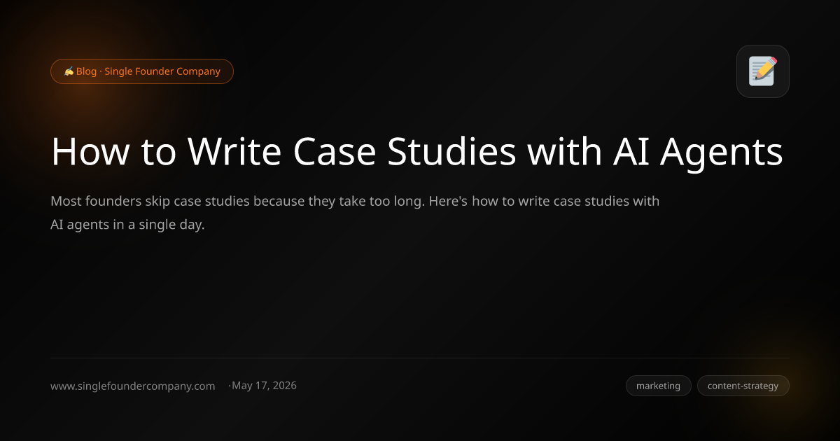 How to Write Case Studies with AI Agents