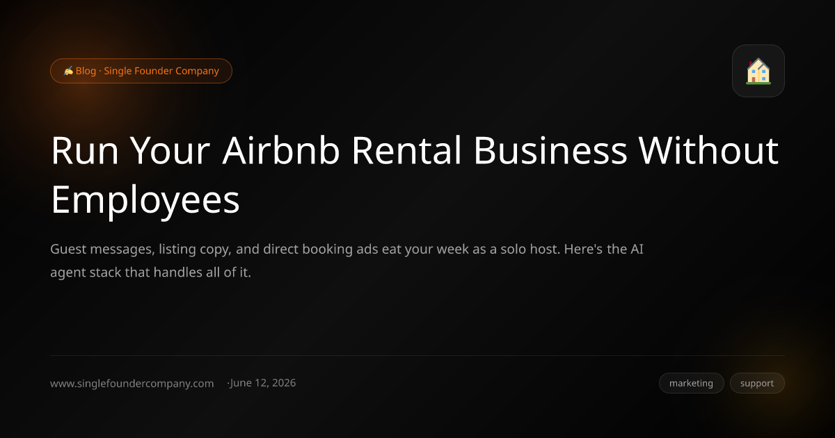 Run Your Airbnb Rental Business Without Employees