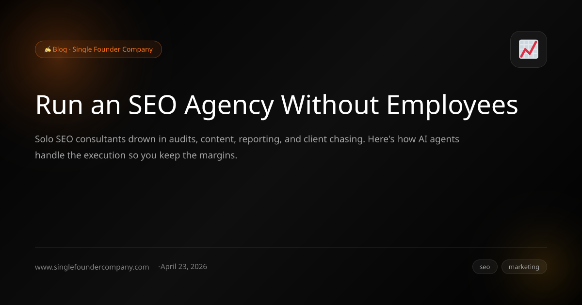 Run an SEO Agency Without Employees