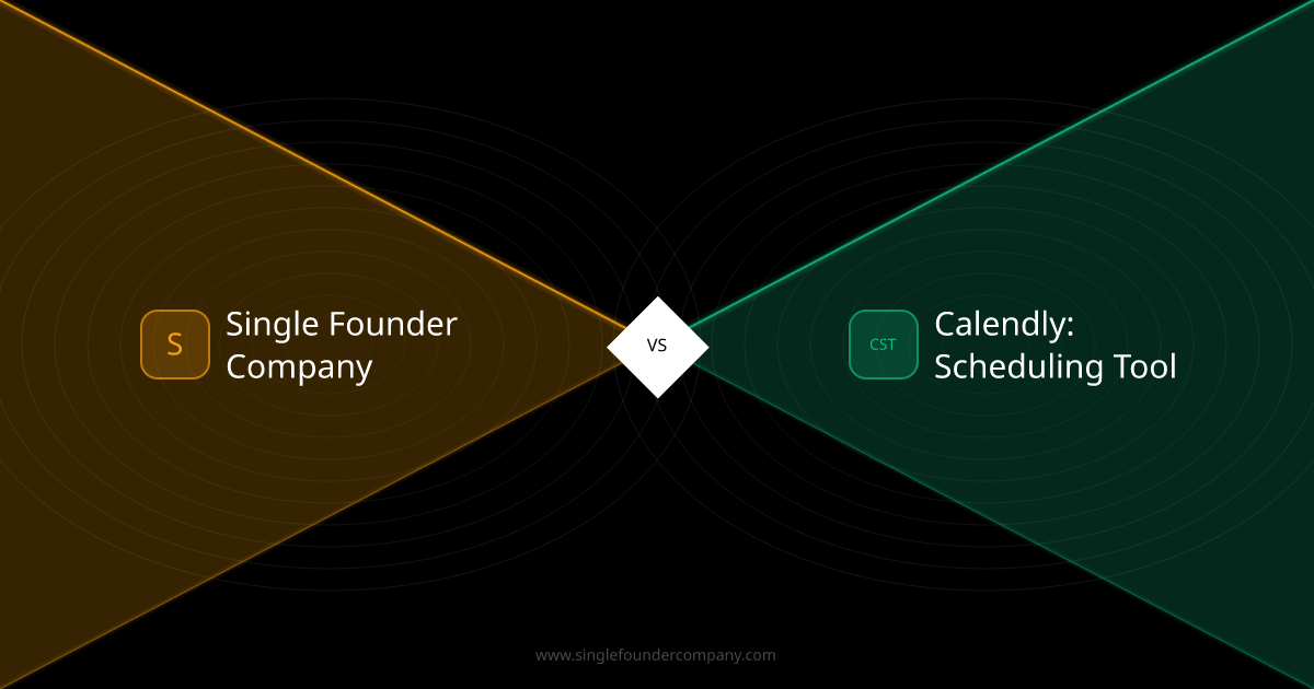 Single Founder Company vs Calendly: Scheduling Tool vs AI Team