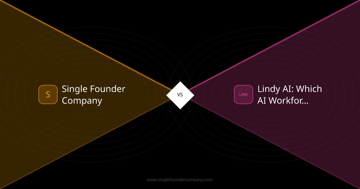SingleFounderCompany vs Lindy AI: Which AI Workforce Is Better for Solo ...